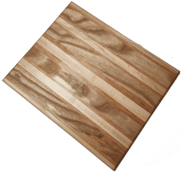 Maple, Ash and Cherry Face Grain Cutting Board - Real Example