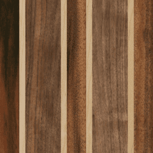 Tigerwood, Walnut, and Maple Face Grain Cutting Board